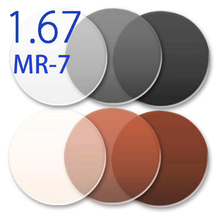 1.67 MR-7 Photochromic Blue Block Lenses