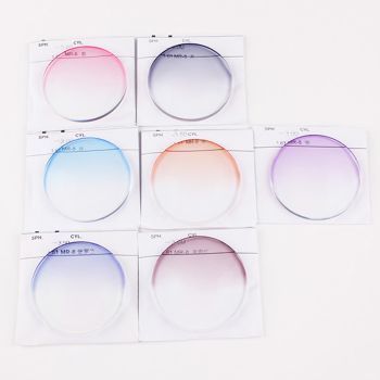 1.67 MR-7 Tint Lenses - Blue Block, As Request, Customizable Colors