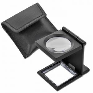 1582 Metal 6x Magnifier, Foldable Achromat Lens, CE Certified