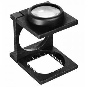 1587 Metal 3-fold 3/4" 24D Field Cloth Magnifier