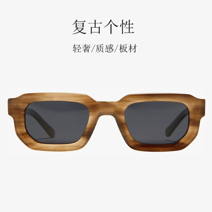 22SA037 TAC Polarized Sunglasses European and American thick small acetate