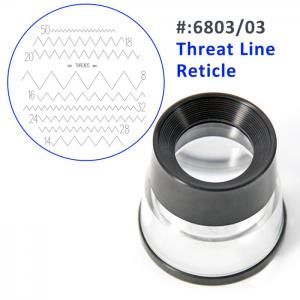 6803/03 8x Magnifier, 30mm Aperture, Glass Reticle Stand, Measuring Tool