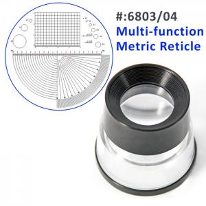 6803/04 8x Multi-function Dial Glass Reticle Stand Magnifier