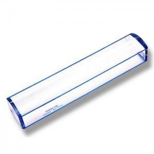 7513 5x200 Cylinder Magnifier with Ruler, 16D Diopter, PMMA Lens