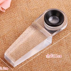 8001 14x Optical Handheld Magnifier - High Clarity, AR Coating, 52D Diopter