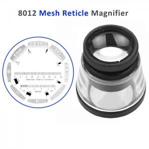 8012 9X Mesh Glass Reticle Magnifier | High Precision 9x Magnification, 32D Diopter, AR Coated Lenses