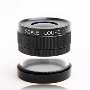 8014 10X Glass Reticle Scale Loupe - High Precision Measurement Tool