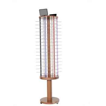 A3021 Acrylic rotatable floor standing glasses diaplay stand for 96pcs of sunglasses,colorful