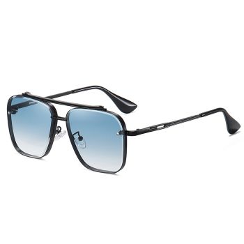 A689 Men Metal Alloy Sunglasses with Double Color Lenses - Stylish & Lightweight