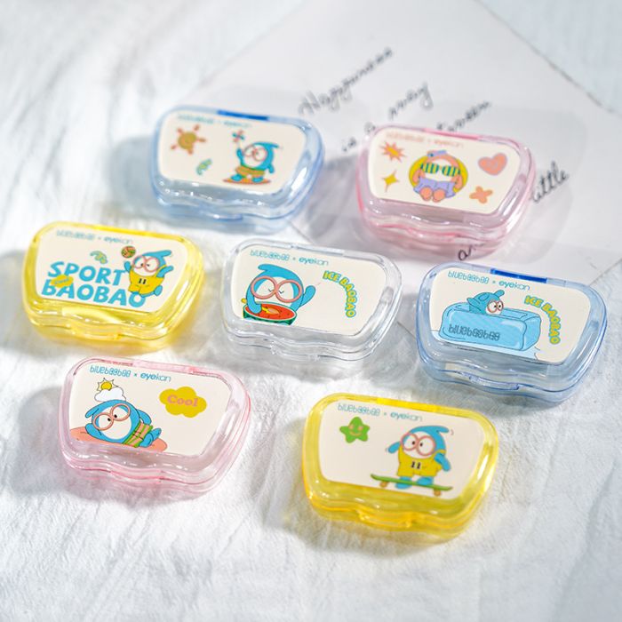 A8101 Contact Lens Box with Mirror, Double Box, & Tools
