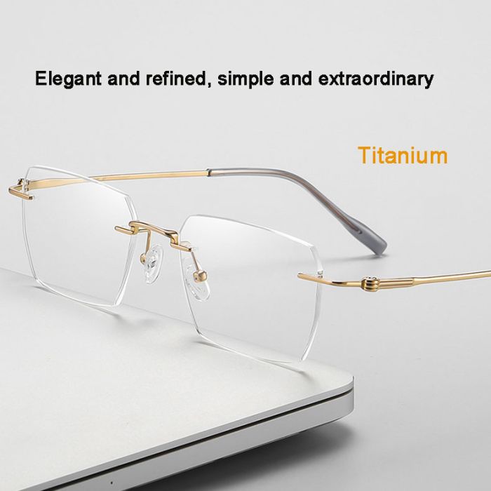 1. SEO title: B7005 Pure Titanium Optical Frame,Business Style, Square Shape, Durable & Comfortable