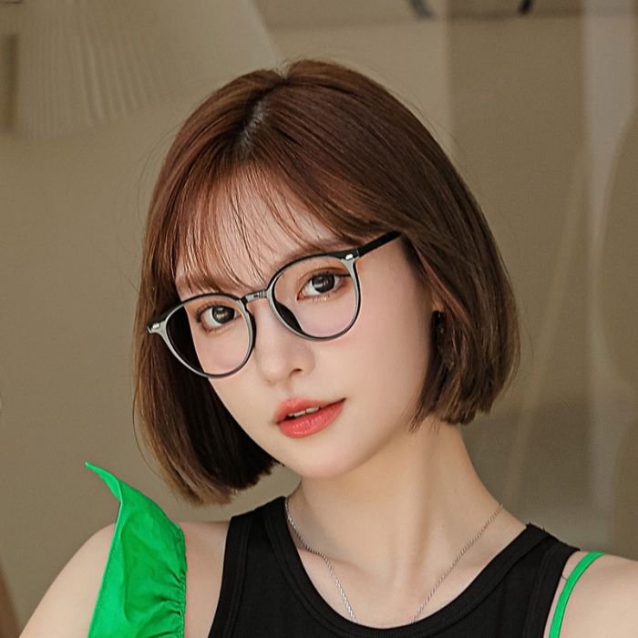 B9026 Plain Glasses | Cute Fresh Frame, Ultra Light TR90 Optical Frame | Now Available!