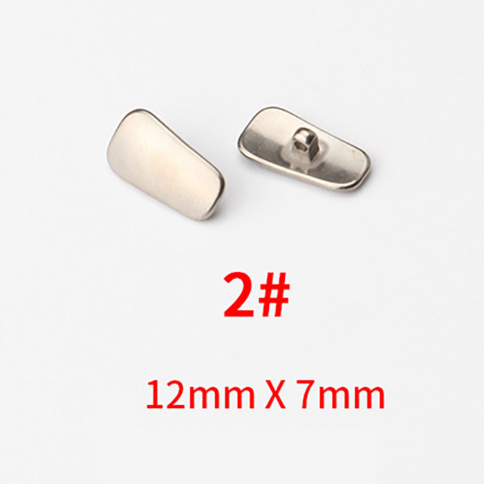 CY405 Pure titanium nose pads,push in,trapezoid,12*7mm