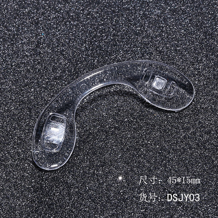 Conjoined silicone nose pads,screw in