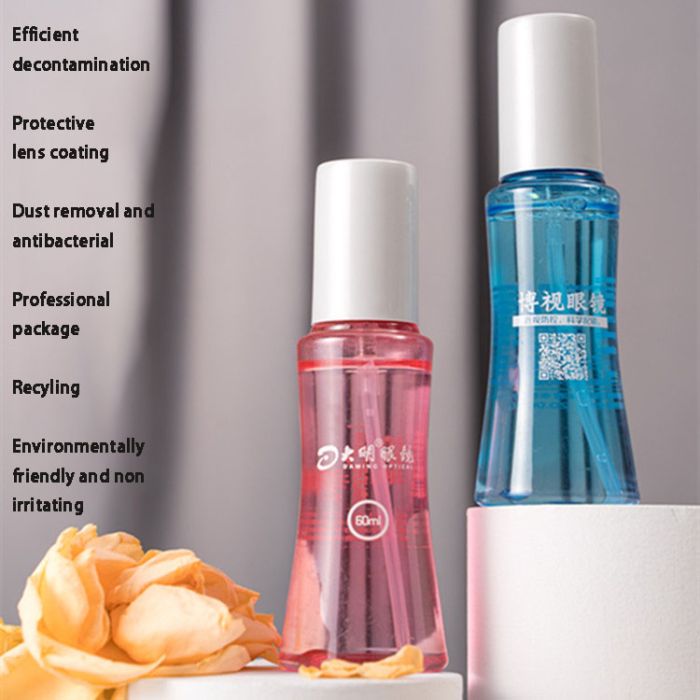JH-570 Glasses Cleaning Liquid 60ml - Customized, Youth Style, Long-lasting Care