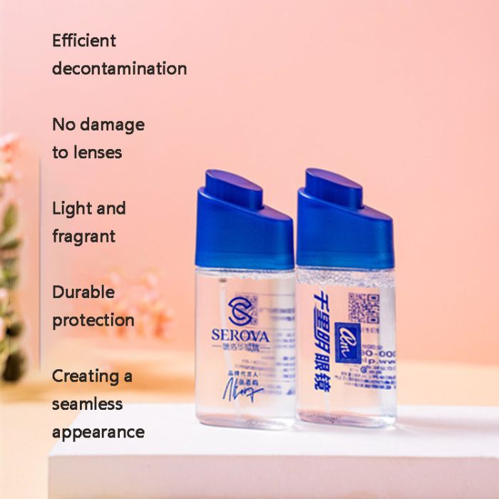 JH-578 30ml Glasses Cleaning Solution, Logo Available, Seoul Style