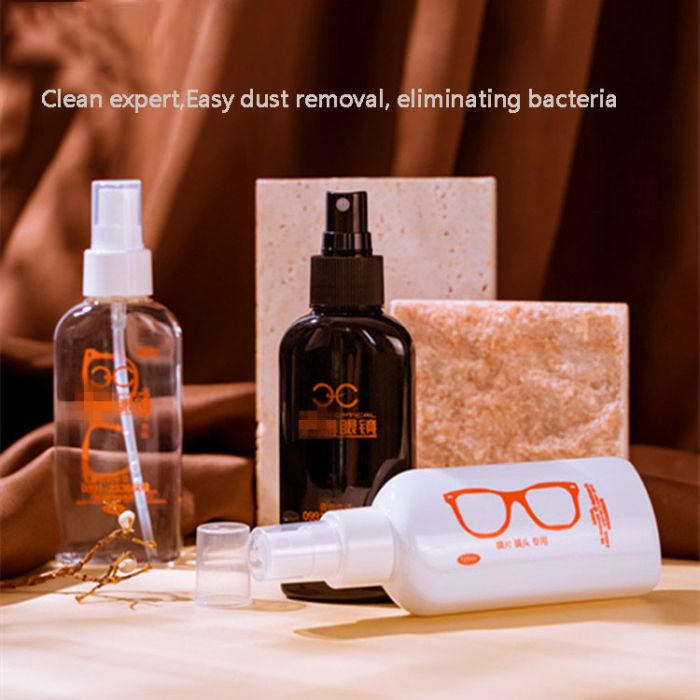 JH-580 Glasses Cleaning Solution, 125ml, Logo Available