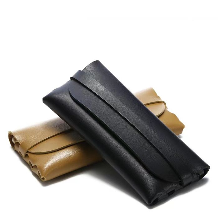 JH-591 Soft Pack, Handmade High-End Leather Glasses Case