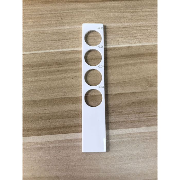 JH-616 Four Hole Board Lenses - Refractive Examination Tool, Glass, +0.50 to -0.50, 220x40mm, 60g