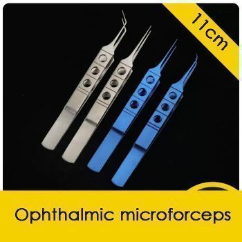 JH-89 Ophthalmic Microforceps 11cm - Stainless Steel Precision Tool