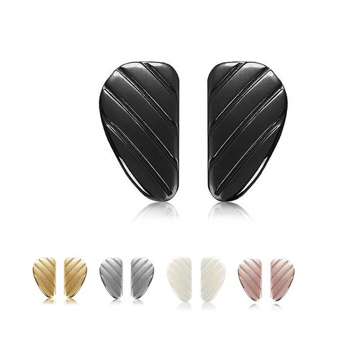P2 Ceramic Nose Pads, 14x8mm - Shell Shaped, Durable Design