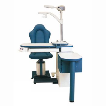 S-880L Optometry Combination Table | Professional Eye Exam Desk, 90-Degree Rotation, Electric Swing Arm