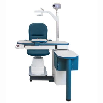 S-880LS Optometry Table | 90-Degree Table Top, Electric Swing Arm, Large Features