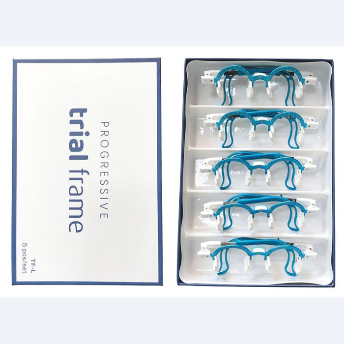 TF-L Aluminum Alloy Half-Rim Trial Frame, 50-72mm, Lightweight