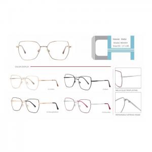 USD4.6/PC CH 884 Series Metal coil wire optical frames,12 models