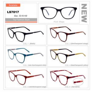 USD5.3/PC LS series colorful twist temple acetate frames