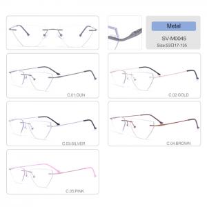 USD8/PC SV-M,1 Series metal alloy rimless optical frames,25 models