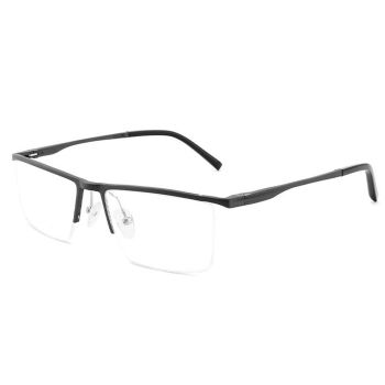 XL9006 Comfortable Aluminium magnesium half-rim optical frame,spring temples
