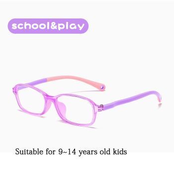 8954 TR90 & TPU Optical Frames for 9-14 YO Kids, Comfortable, 6 Colors