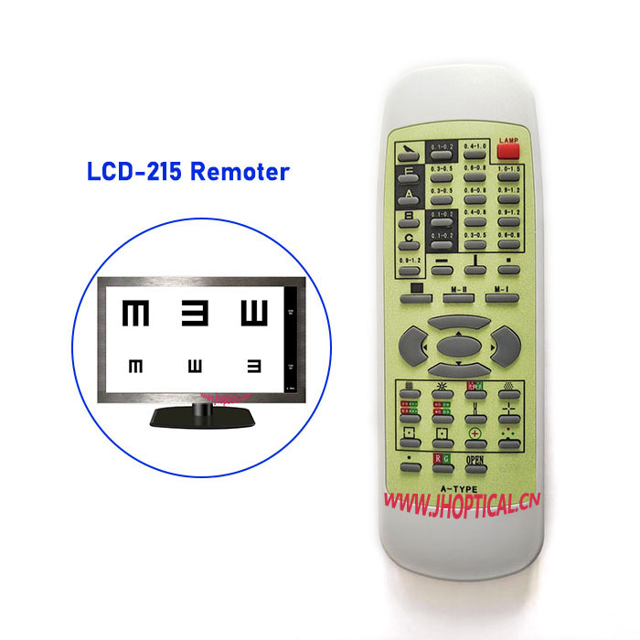 LCD-215 Remoter | Ophthalmic Chart Vision, 295 x 650 x 20mm, High-Quality Vision Aid